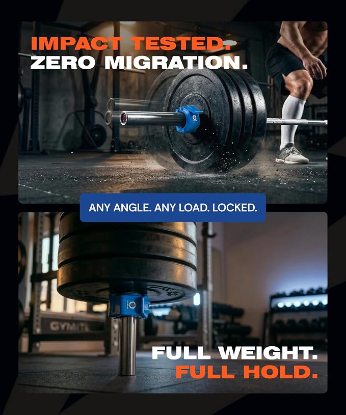 Lock-Jaw OLY 2 Barbell Collars & Clamps, 2"/50mm Olympic Bars