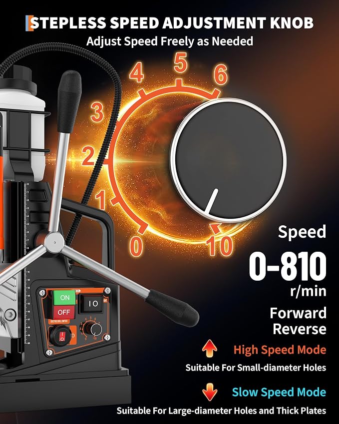 Garvee Magnetic Drill, 1850W 2" Boring Diameter