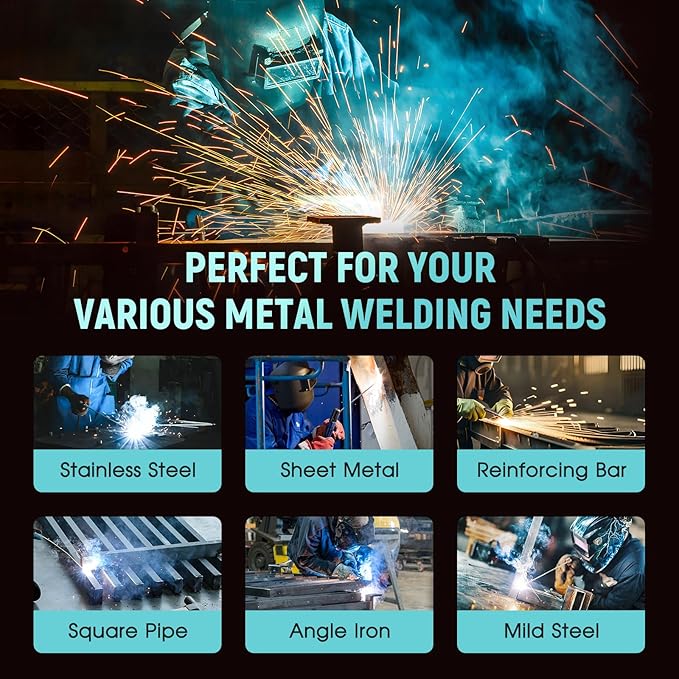Cordless Welding Machine Upgraded Battery Powered Welder Machine MMA 160A 110V with 4 Batteries Portable LED Display Digital IGBT Inverter Stick Welder Hot Start Portable MMA ARC Welder Machine