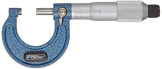 Fowler 52-240-001-1, Outside Inch Micrometer with 0-1" Measuring Range