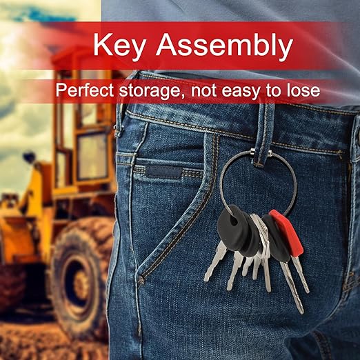 Professional Equipment Keys Set – 18PCS Industrial-Grade Universal Machine Keys, Hardened Steel, Long-Lasting & Reliable