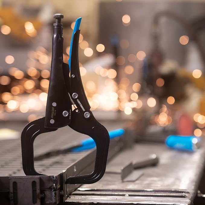 Channellock Locking Pliers 106-12 - C-Clamp, Epoxy Resin Coating, Forged Steel - 12 In
