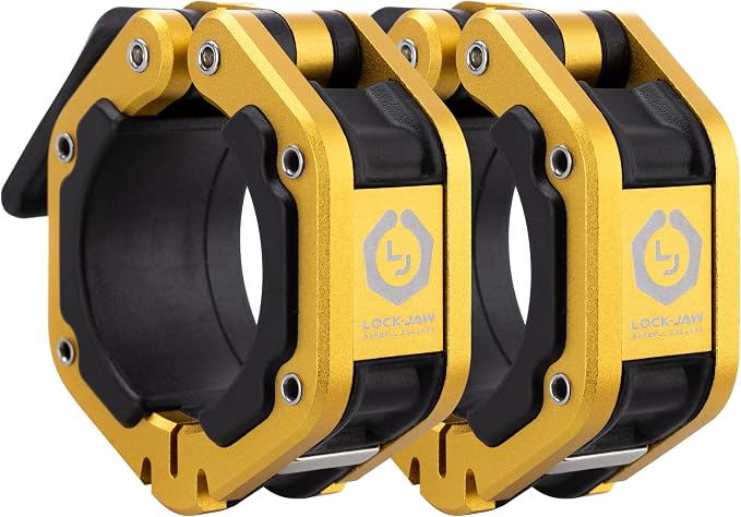 Lock-Jaw Flex Magnetic Barbell Collars/Clamps, 2"/50mm Olympic Bars