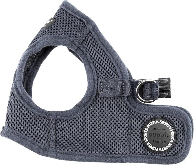 PUPPIA International Soft Vest Harness, Small, Grey