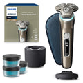 Philips Norelco Shaver Series 9000 Space Grade Edition, Wet & Dry Electric Shaver, with Lift & Cut Shaving System, Pop-up Trimmer, Cleaning Pod & 3 Cartridges, Charge Stand & Travel Case, S9979/92