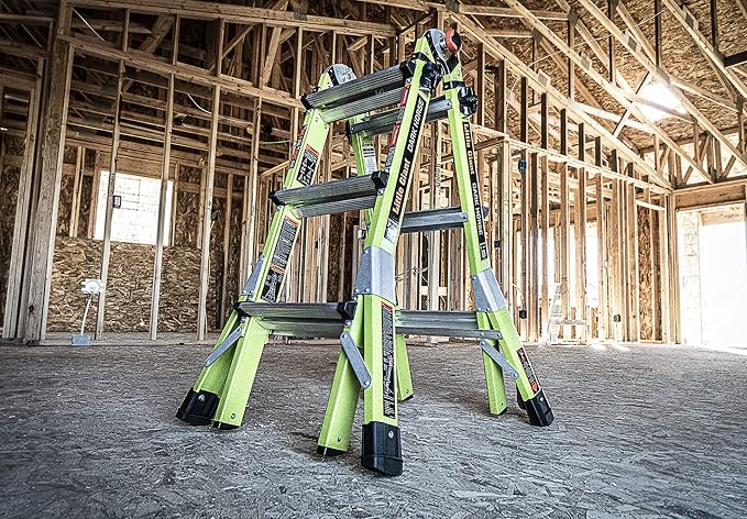 Little Giant Ladders Dark Horse 2.0 FG 13', Hi-viz Green