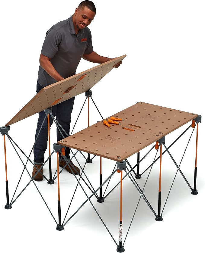 Bora Centipede Table Top Workbench Top 20mm Dog Holes MFT Work Bench Table