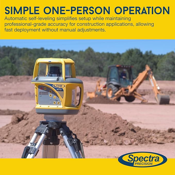 Spectra Precision GL710 Single Slope Grade Laser - Temperature Compensation - Self-Level to 10%