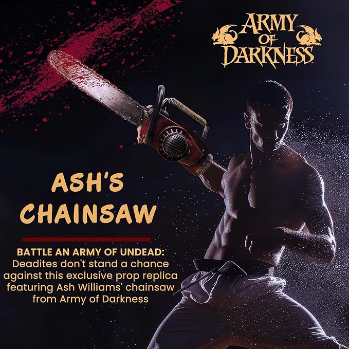 Army of Darkness Ash's Chainsaw 1:1 Scale Electronic Prop Replica | Officially Licensed Collectible
