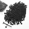 Mavens Cable Tie Buckle, 160 PCS Nylon Universal Cable Tie Buckle, T-Shaped Fixion Tools, Car Zip Ties & Button Zip Ties for Fender Liners, Underbody Panels, Splash Shields