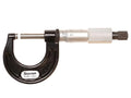 Starrett Outside Micrometer with One-Piece Spindle, Satin Chrome Finish and Advanced Sleeve Design - Quick and Easy Adjustment, 0-25mm Range, .001mm Graduation - V436.1MXRL-25