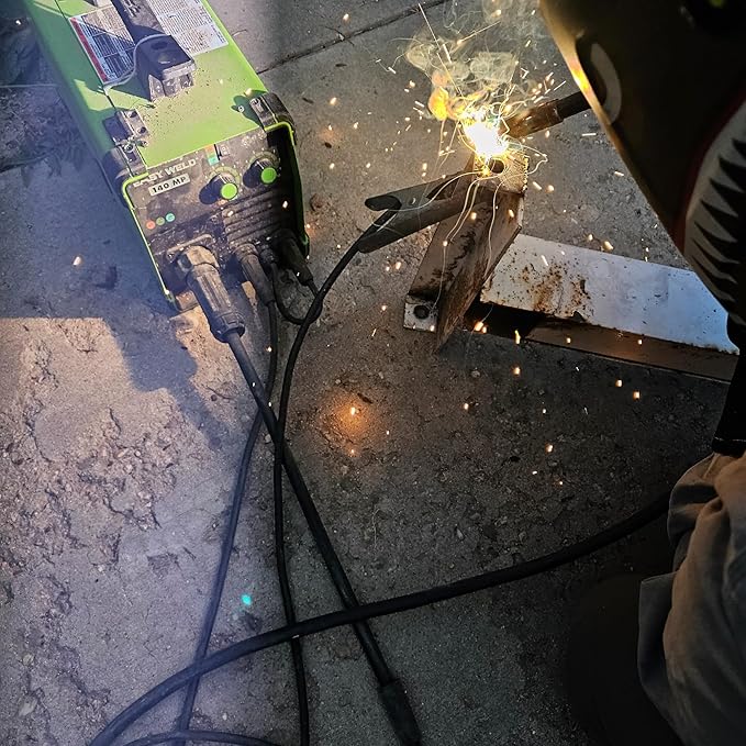 Forney 271 Easy Weld 140 MP Multi-Process Welder - Versatile 3-in-1 Welding Machine for MIG, DC TIG, and Stick Welding Application