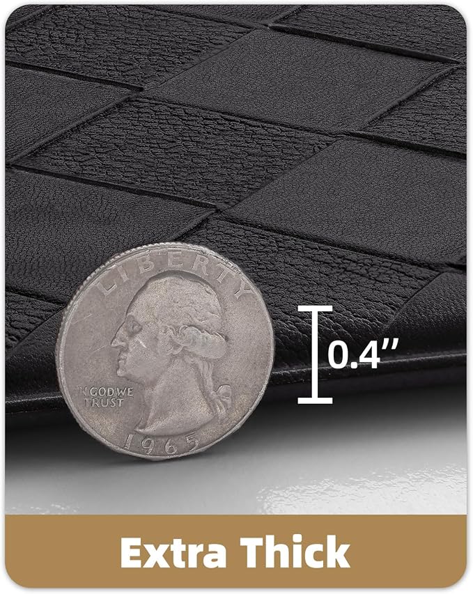 Color&Geometry Anti Fatigue Cushioned Kitchen Floor Mats,17"X59",Long Runner Rug Non Slip Waterproof,Memory Foam Padded Standing Mat for Front Sink,Black
