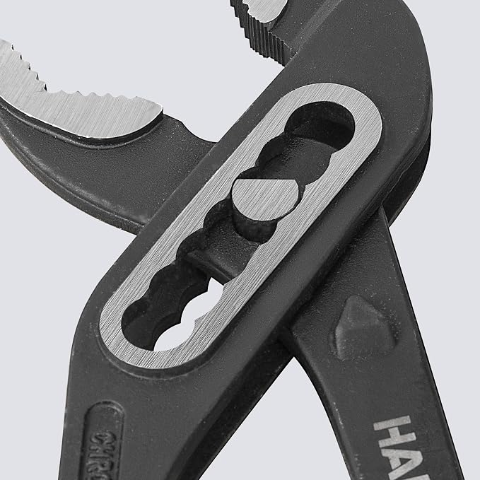 HAUTMEC 3PCS Water Pump Pliers Set, Fast Adjustable Tongue and Groove Joint Pliers Tool Set, Self-Locking Groove, CRV Steel V-Jaw & Comfort Grip, Wider Opening & 7 Positions, 7/10/12 Inch for Plumbing