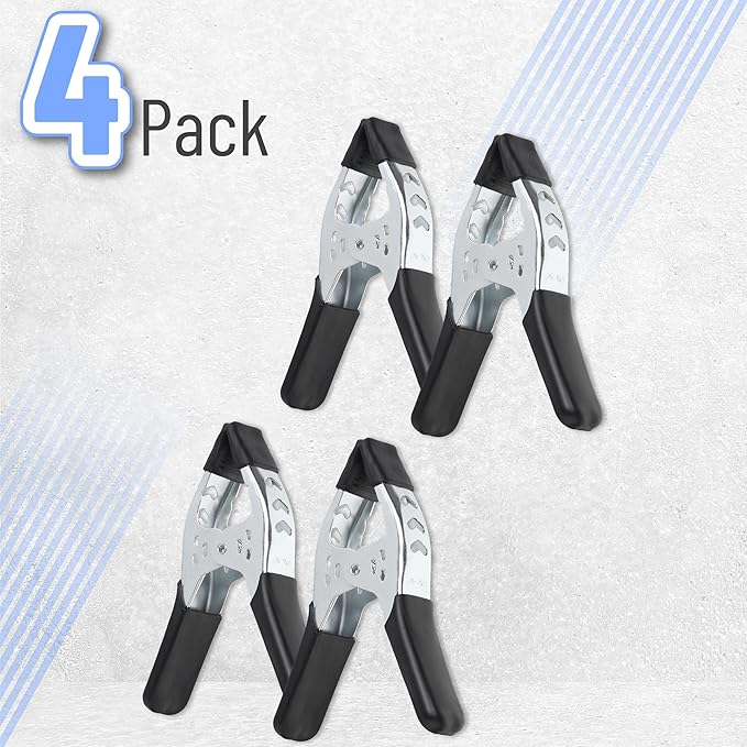 Mr. Pen- Spring Clamps, 4 Pack, 6 Inches, Heavy Duty, Metal, Spring Clips
