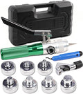 Hydraulic Tube Expander Tool Kit, Compact HVAC Swaging Tool for Copper Pipe 3/8" to 1-1/8" OD with Tube Cutter and Deburring Tool, Professional Air Conditioning Pipe Expansion Kit