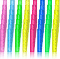 Harloon 480 Pack Clear Plastic Rulers Bulk for Classroom Back to School Supplies Transparent Flexible Rulers with Centimeters and Inches Measuring Tool for Classroom School Students(6 Inch)