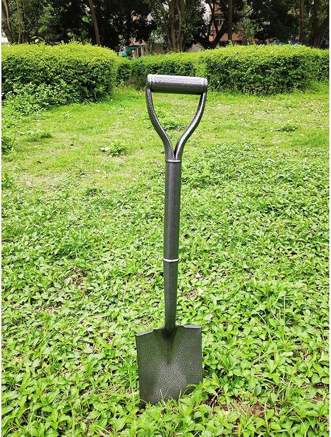 Small Garden Spade - Flat Short Shovels for Digging, Metal D Handle, 30 Inch Mini Hand Shovels, Heavy Duty
