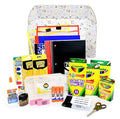 School Supply Boxes | Artistic Bundle (1 Box) | Back to School Essentials Kit for Students & Teachers | Includes Dry Erase Pocket Folders, Coloring Products, & Glue Products