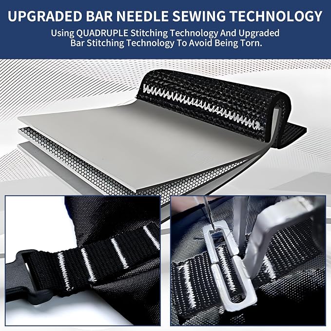 1200D Center Console Boat Cover with Motor Cove,17' - 19' L | 100% Waterproof Tear-Proof Trailerable Boat Cover with 13-19 Windproof Adjustable Straps