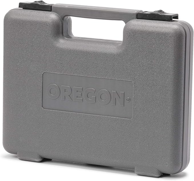 Oregon Chainsaw Chain Sharpening Kit with Hard Case - Contains Files, Handles, Depth Gauge, Stump Vise, Felling Wedge, and More Accessories (Pack of 3)