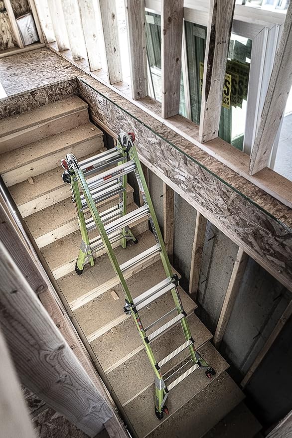 Little Giant Ladder Systems Dark Horse 2.0, M17, 17ft, Multi-Position Ladder, Fiberglass, Type 1A, 300 lbs Weight Rating, (16117-001)