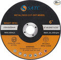 S SATC Cutting Wheel 6 in 6" x.045 x7/8" Cut Off Wheels for Metal 25 PCS Cutting Discs Fits Angle Grinder Concrete Accessories Saw Grinder Metal Cut Tools Grinder Attachment