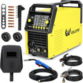 WELDPRO 160A MIG Welder 110V/220V, 2026 Newest 6-in-1 Manual MIG/Synergic MIG/Gasless MIG/Lift TIG/MMA/Spot Multi-process Welding Machine with Large LED Display, IGBT Inverter, Save Job