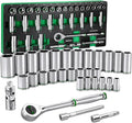 SK 1/2" Drive Socket Set with 160-P Ratchet, 31-Piece Metric Sockets | SuperKrome Finish, Premium CR-V Steel, Heat Treated, with EVA Foam Tool Organizer