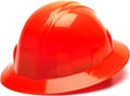 Pyramex Safety SL Series Full Brim Hard Hat 4-Point Ratchet Suspension
