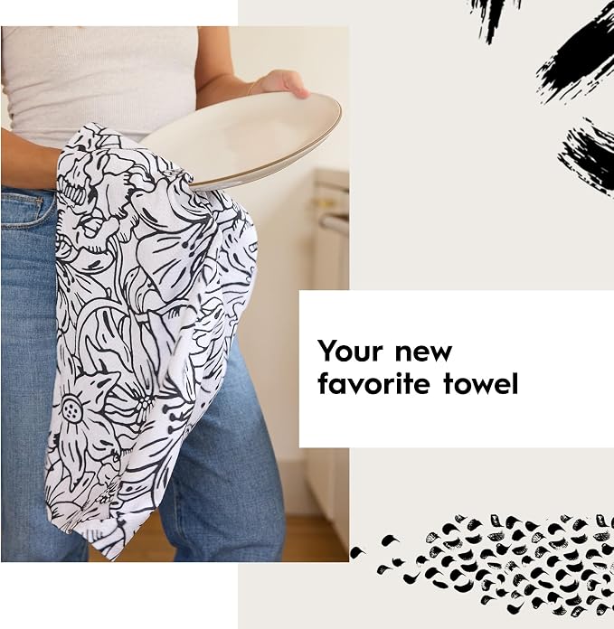 GEOMETRY Kitchen Dish Cloths - Spring & Summer Collection - Premium Dishcloths with Geoweave - Absorbent & Fast Drying Kitchen Towels - Sandy, 10" x 10" - 3-Pieces