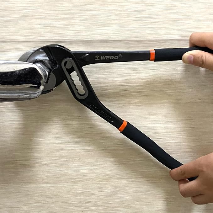 WEDO 2 PCS Groove Joint Pliers Set,CR-V Steel,10" and 12" Slip Joint Pliers,Adjustable Water Pump Pliers,Die-forged, Heat Treatment,Perfect for Plumbing Repair and Basic Home Maintenance