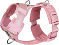OneTigris Soft Padding No Pull Dog Vest Harness for Medium and Large Dogs | High-tensile Nylon, Adjustable, Reflective, 1 Handle, 3 D-rings, Lightweight, Tough, Easy on/off Tactical Dog Harness