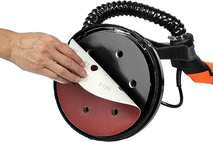 WEN Cordless Drywall Sander, Brushless with Variable Speed, 20V Max 5.0 Ah Battery and Charger (20409)