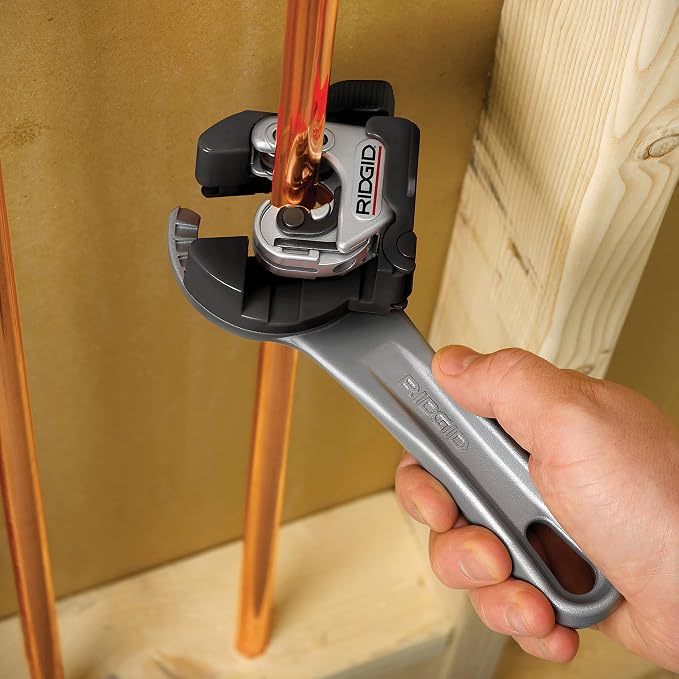 RIDGID 32573 Model 118 2-in-1 Close Quarters Tubing Cutter for 1/4" to 1-1/8" Copper, Brass, and Aluminum Tubing, Compact_tubing cutter with AUTOFEED (Pack of 3)
