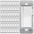 BESTTEN Super Slim Dimmer Light Switch for 300W Dimmable LED/CFL Lights and 600W Incandescent/Halogen, Single Pole/3-Way LED Slide Dimmer, ETL Listed