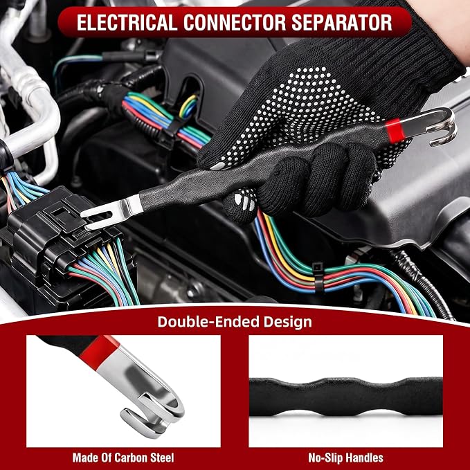 13-Piece Electrical Disconnect Pliers Kit for Cars
