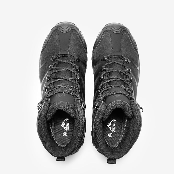 NORTIV 8 Waterproof Work Boots for Men Steel Toe Safety Construction Boots ARMADILLO-STL