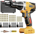 Cordless Rivet Nut Gun for Dewalt 20V Max Battery, Electric Rivet Nut Tool with 1/4", 5/16", 3/8" Nut Head, Portable Battery Powered Rivetnut Tool, Auto Mode & Memory Mode, Tool Only