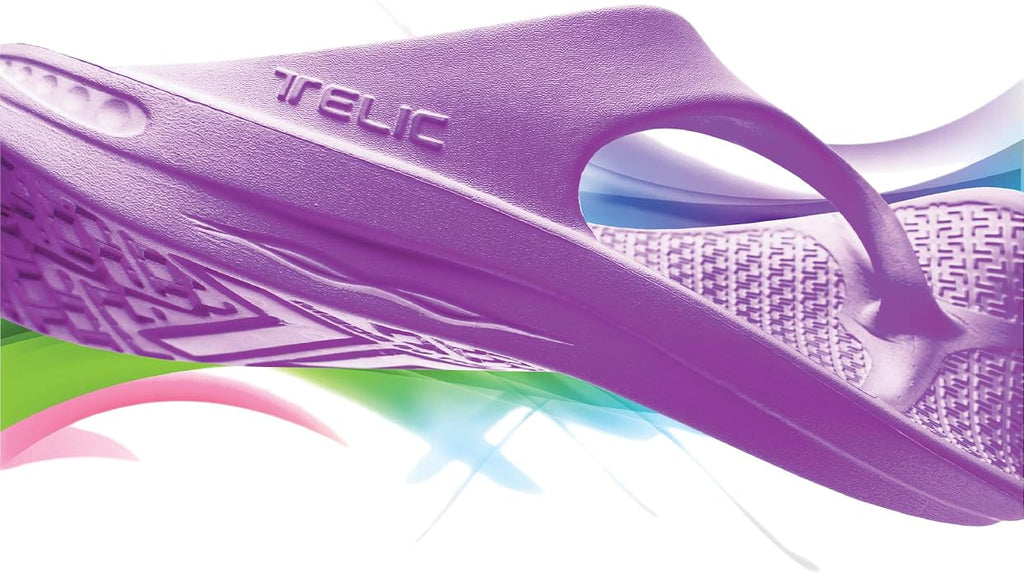 Telic Unisex Adult Energy Flip Flop Arch Support Cushioned Sandals