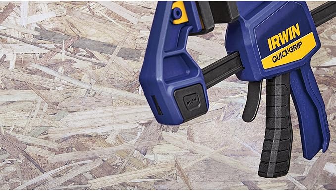 IRWINQUICK-GRIPOne-Handed Bar Clamp, Medium-Duty, 12", 1964718