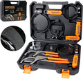 8PC Oil Filter Wrench Set with Swivel Oil Filter Wrenches Cover 2-3/4" to 5-1/4", 9" & 12" Adjustable Oil Filter Pliers, Universal 3-Jaw Oil Filter Removal Tool with 1/2" to 3/8" Adapter