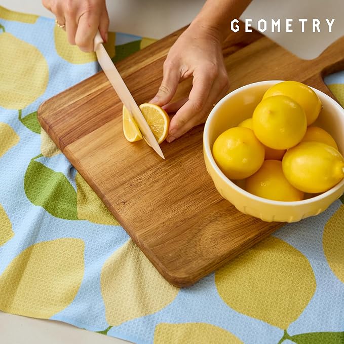 GEOMETRY Spring Kitchen Towels - Quick Dry Microfiber Cloth Spring & Summer Dish Towels for Kitchen Drying - Premium Quick Dry Towel - Sandy Boho, 18" x 30" - 2-Pack