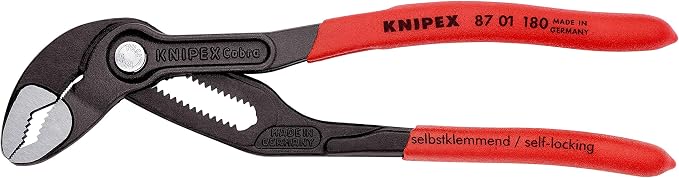 KNIPEX High Leverage Diagonal Cut and KNIPEX - 8701180 7-1/4-Inch Cobra Pliers