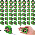 Copkim 50 Pcs 6 FT Mini Tape Measure Retractable Bulk Small Measuring Tape Pocket Size Measurement Tool for Operation Christmas Items Party Favor Gifts Stuffers for Men(Green)
