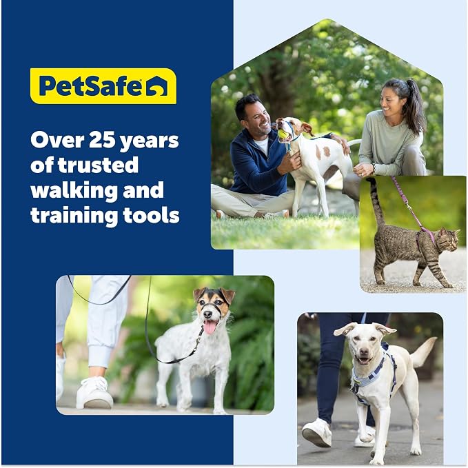 PetSafe Easy Walk Comfort No Pull Dog Harness, Blue, Large | Stops Pulling on First Use with Front Martingale Loop, Full-Body Padding, 5-Point Adjustable Fit