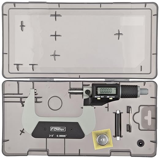 Fowler 54-870-003-0, Xtra-Value II Digital Micrometer with 2-3"/50-75mm Measuring Range