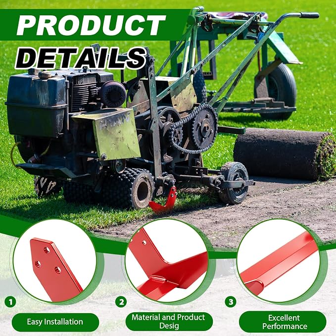 Threlaco 18" Sod Cutter Blade, Fits 18" Sod Cutter Replacement Compatible with Ryan # 4132717 4132717.7