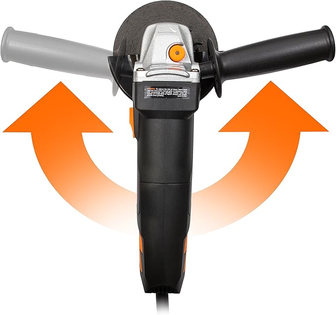 WEN 7-Amp Angle Grinder with 4-1/2-Inch Wheel and Reversible Handle (944)