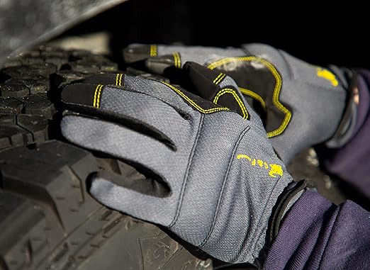 G & F Products unisex adult All Purpose Utility Work Gloves High Performance Mechanics Gloves assorted colors Size XX-L 3 Pairs Value Pack